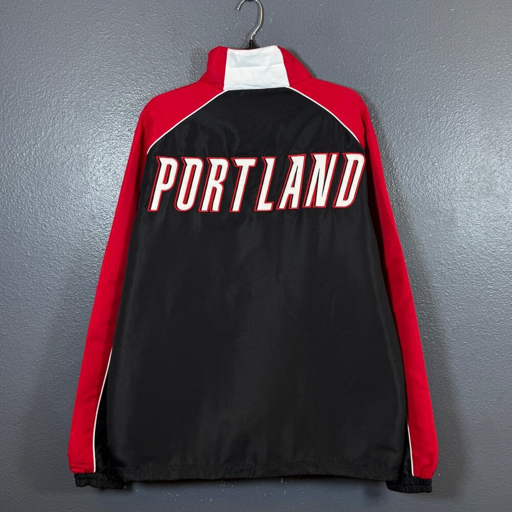 G-III Sports by Carl Banks M men black/red NBA Trail Blazers Portland OR jacket
